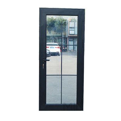 Porta de vidro temperado de alumínio para banheiro moderno