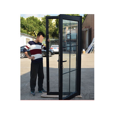 Porta de vidro temperado de alumínio para banheiro moderno