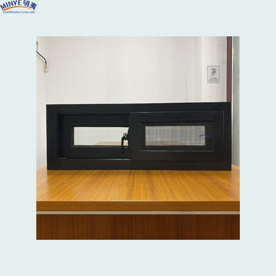 Modelo de abertura horizontal Isolamento térmico de alumínio Janela deslizante com mosquiteiro