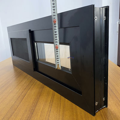 Modelo de abertura horizontal Isolamento térmico de alumínio Janela deslizante com mosquiteiro