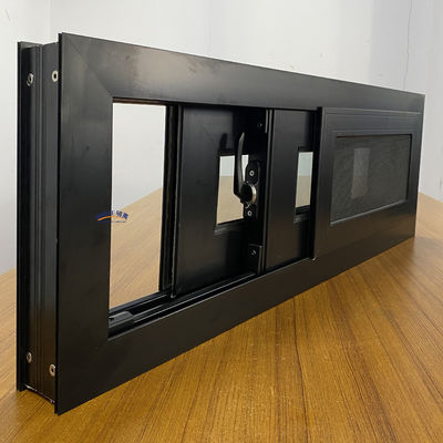 Modelo de abertura horizontal Isolamento térmico de alumínio Janela deslizante com mosquiteiro