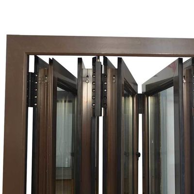 Alemanha Janela de vidro dobrável deslizante de liga de alumínio para espaços grandes e ventilação