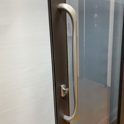 Portas deslizantes de alumínio de vidro duplo e vidro triplo acabadas para a série exterior opcional