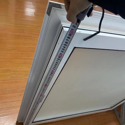 Vidro duplo temperado de alumínio, janelas fixas para abertura horizontal, vidro triplo