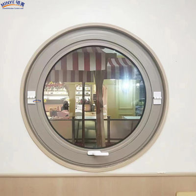 Janela de lua de alumínio de design pós-moderno com grelha no padrão AS/NZS2208