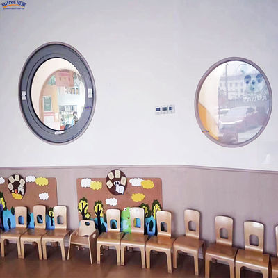 Janela de lua de alumínio de design pós-moderno com grelha no padrão AS/NZS2208