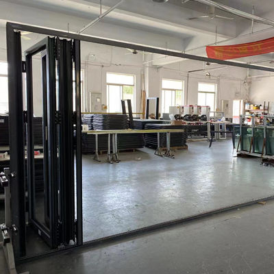 Porta de acoplagem de alumínio de corte térmico duplo para isolamento térmico e sonoro