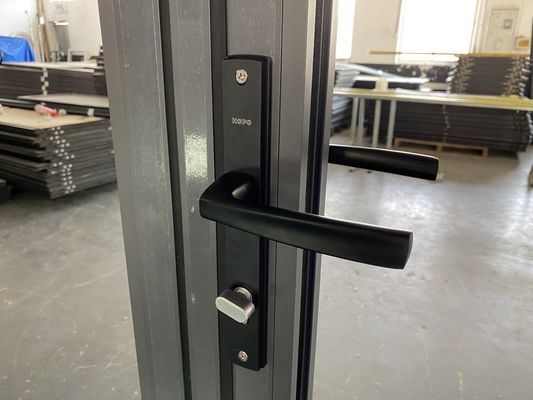Porta de acoplagem de alumínio de corte térmico duplo para isolamento térmico e sonoro