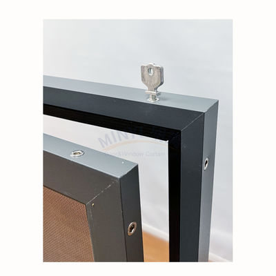 Ecrã de mosca de aço inoxidável para janela deslizante em painel divisório metálico decorativo