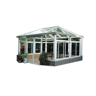 Veranda de vidro de alumínio personalizado Jardim de Inverno Sala de sol para economia de energia Estufas
