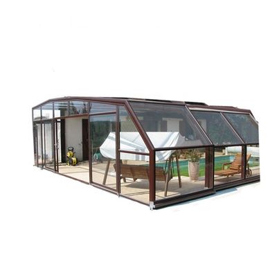 Veranda de vidro de alumínio personalizado Jardim de Inverno Sala de sol para economia de energia Estufas