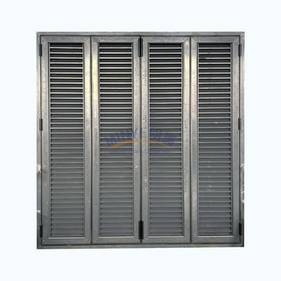 Energia VERTICAL Alumínio Bifold Patio Porta de vidro dobrável Função de saída à prova de vento