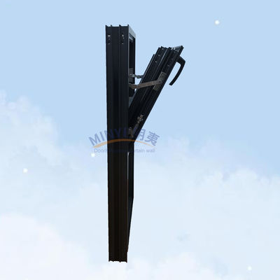 Moderno Luxury Rainproof Alumínio Frame Swing Awning Casement Janela com vidro duplo