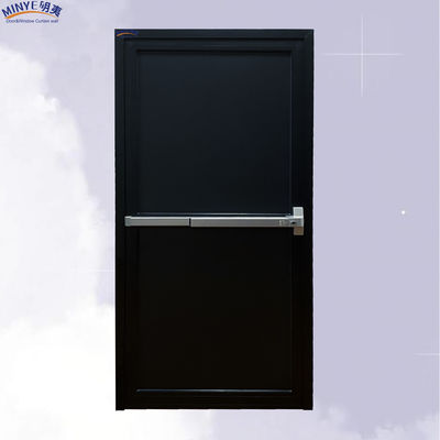 Atualize suas portas exteriores com uma porta de pivô de alumínio preto de espessura de 2,0 mm