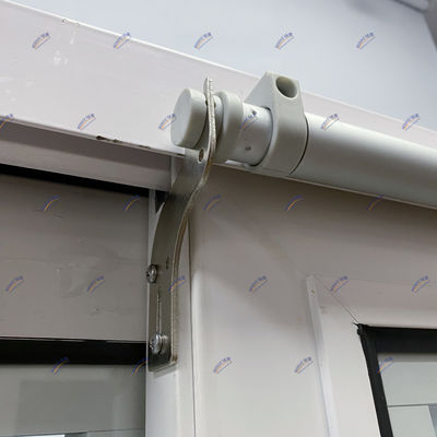 Decoração Portas deslizantes de alumínio com porta interna e interruptor elétrico