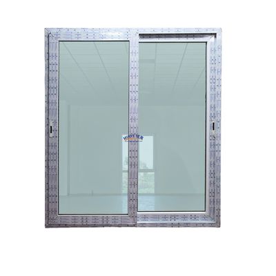 Economize energia vidro duplo temperado UPVC PVC janelas deslizantes para pátio vidro de vinil