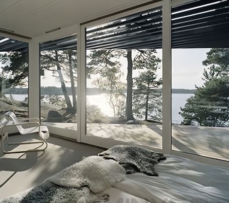 Modern Design Alumínio Interior Portas francesas com economia de energia e isolamento térmico