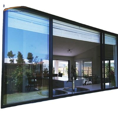 Isolamento acústico e térmico chinês Top Hardware Alumínio portas deslizantes para apartamentos