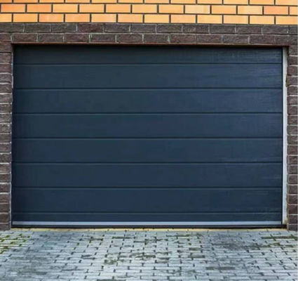 Portas de segurança de estilo moderno Porta de garagem de alumínio para durabilidade e confiabilidade