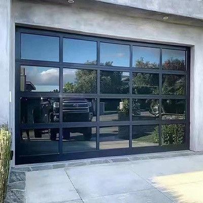 Portas de segurança de estilo moderno Porta de garagem de alumínio para durabilidade e confiabilidade