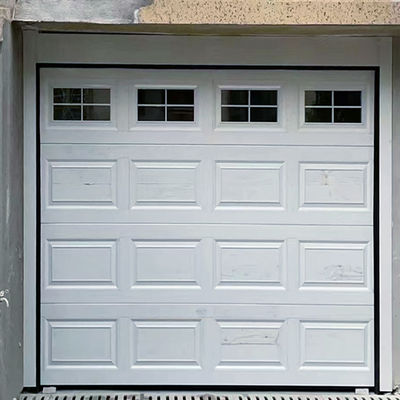 Portas de segurança de estilo moderno Porta de garagem de alumínio para durabilidade e confiabilidade