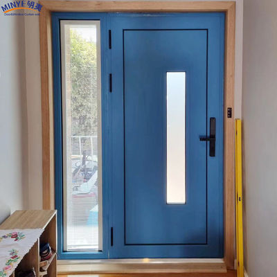 Porta de entrada de alumínio de liga francesa anti-roubo perfeita para casa ou negócios