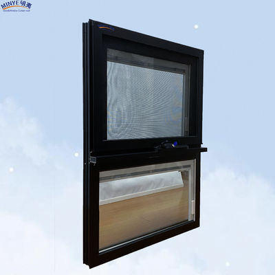 Projeto de janela de toldo de material de alumínio para ventilação natural