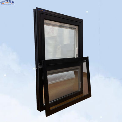 Projeto de janela de toldo de material de alumínio para ventilação natural
