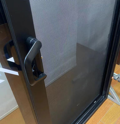 Alumínio vidro deslizante Interior Portas francesas para casa empilhável e design pós-moderno