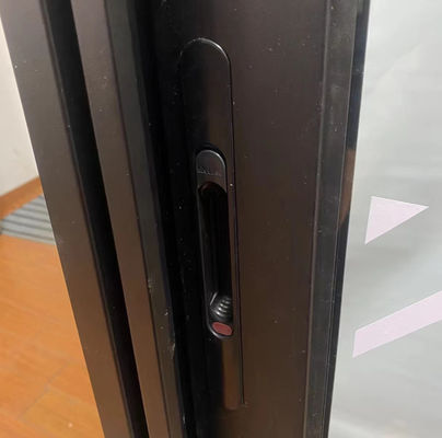Alumínio vidro deslizante Interior Portas francesas para casa empilhável e design pós-moderno