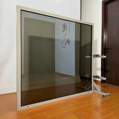 Janela de vidro laminado de liga de alumínio para isolamento térmico e resistência à água