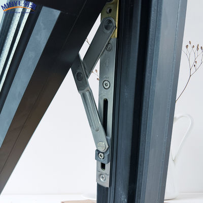Função à prova de vento Customizado Moderno Telhado de vidro duplo Janela de balanço abertura vertical