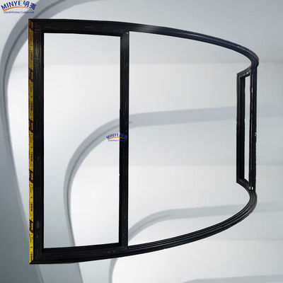 Porta deslizante laminada temperada francesa para casa moderna