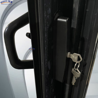 Porta deslizante laminada temperada francesa para casa moderna