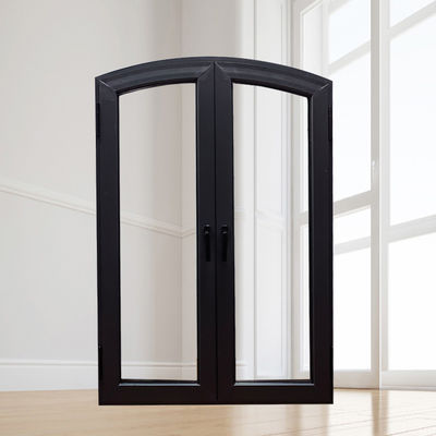 /Alemanha/Itália Ferramenta de perfis metálicos Janela de arco preto e branco para construção