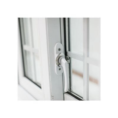 Grelhas de janelas de vidro duplo de Upvc deslizantes em integração de vidro para fácil manutenção
