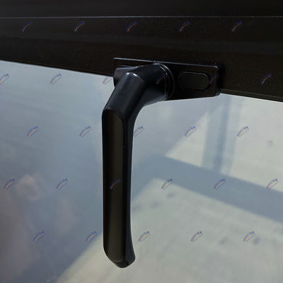 Janela americana de alta resistência com boa resistência ao vento e design moderno