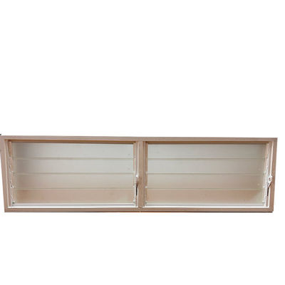 Janela de persiana de vidro de alumínio de design moderno para resistência à corrosão e alta resistência