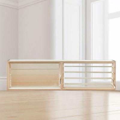 Janela de persiana de vidro de alumínio de design moderno para resistência à corrosão e alta resistência