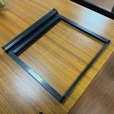 Janela de fibra de vidro de rolos de alumínio com boa resistência ao vento