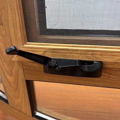 Estrutura de liga de alumínio Janela de revestimento decorativo redonda para resistência ao vento e opção de design