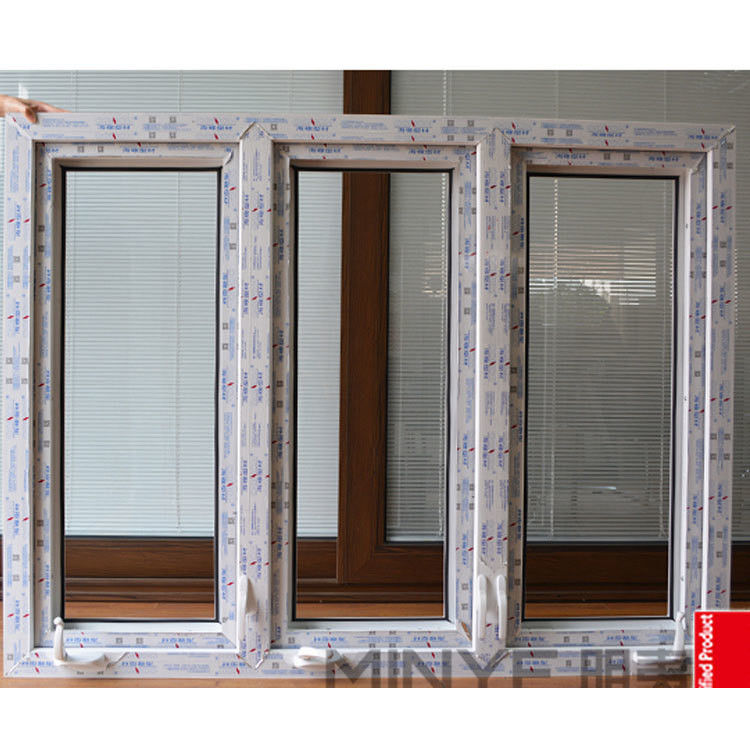 EPDM banda de borracha e design moderno UPVC arcada janela de revestimento para o mercado tailandês