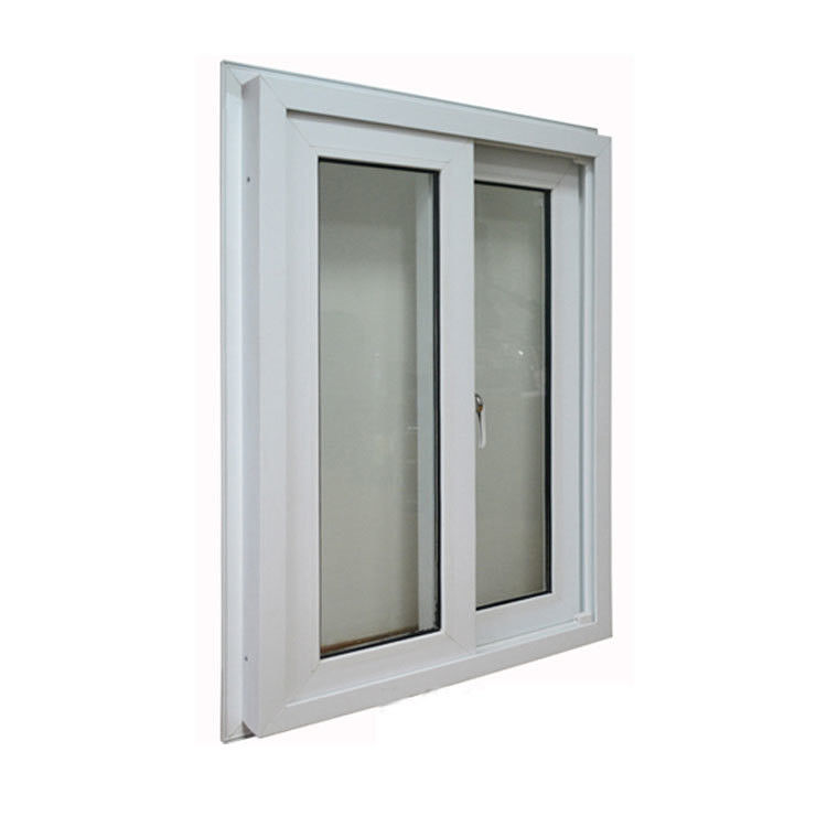 Janela de imagem de aço plástico PVC Design reforço aço 1,2 mm vinil janela fixa