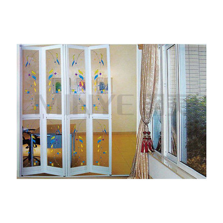 Finished Acordeão Magnet Banheiro PVC Porta dobrável para a superfície