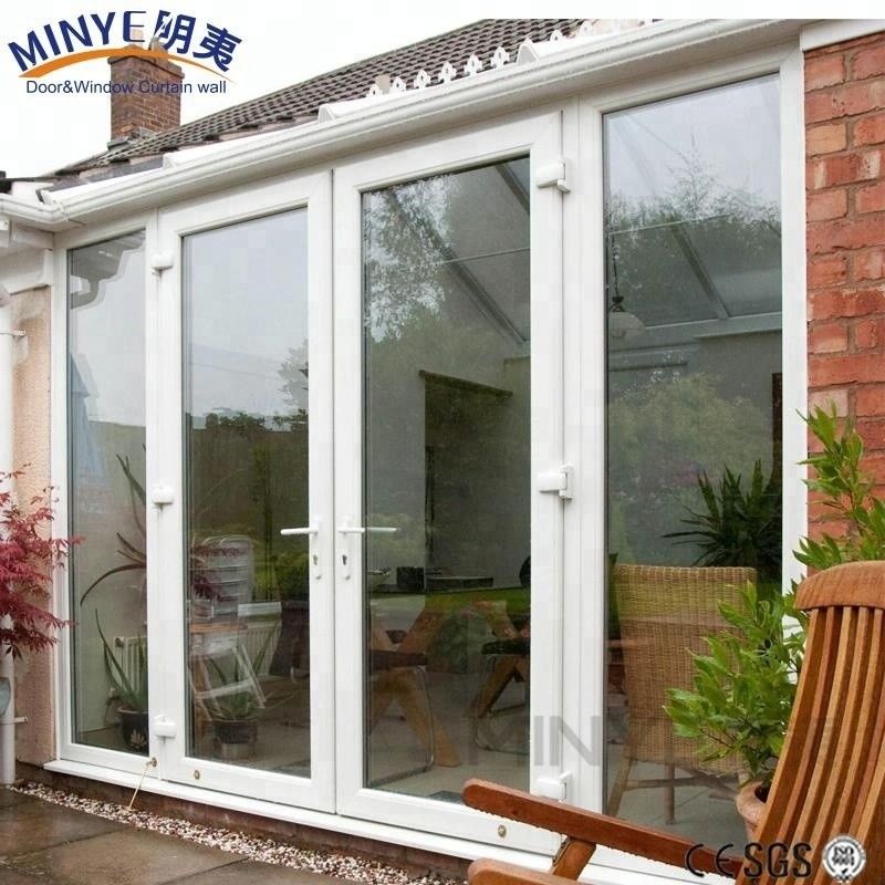Kerala House Design de porta principal Vinyl Frame Porta UPVC com vidro e resistente à água