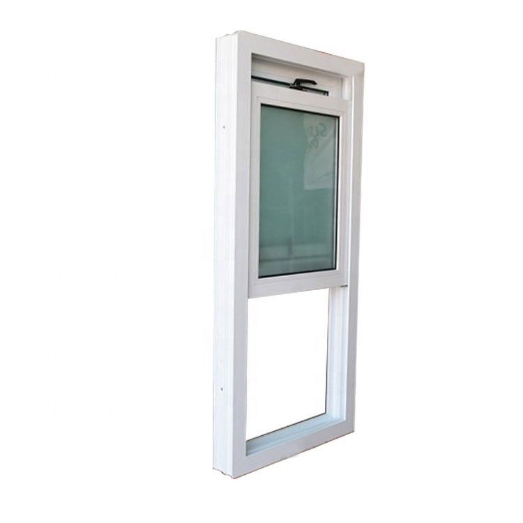 2.0mm-2.5mm Espessura do perfil PVC Vertical Sliding Window para instalação no pátio