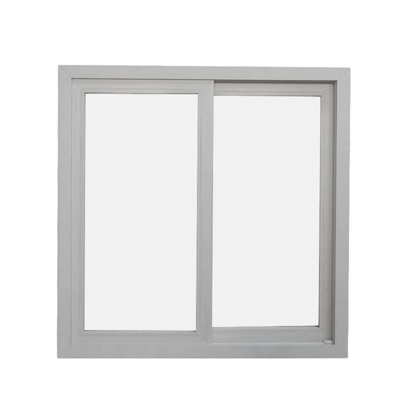 Janela e porta de deslizamento duplo de vidro UPVC PVC com material de rede de tela de fibra de vidro