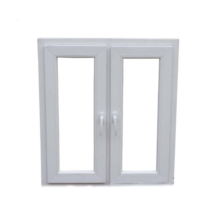 UPVC/PVC Casement Design Windows para Toilet Resistência ao vento 3500pa Swing Open Style