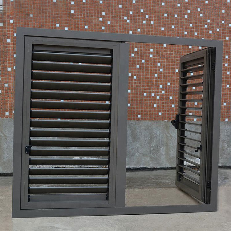 Hospital Isolamento acústico Alumínio de liga horizontal Louver móvel Obturador Qualquer cor