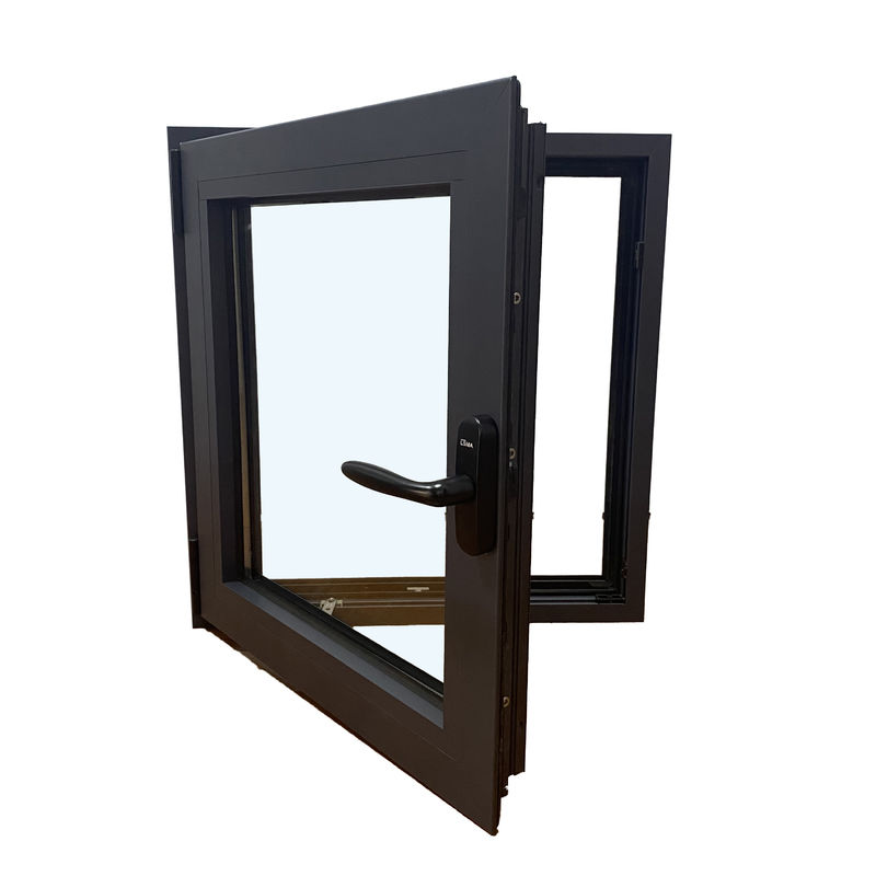 1.4mm hardware chinês ou alemão Alumínio banheiro janelas para vidro Toilet Window